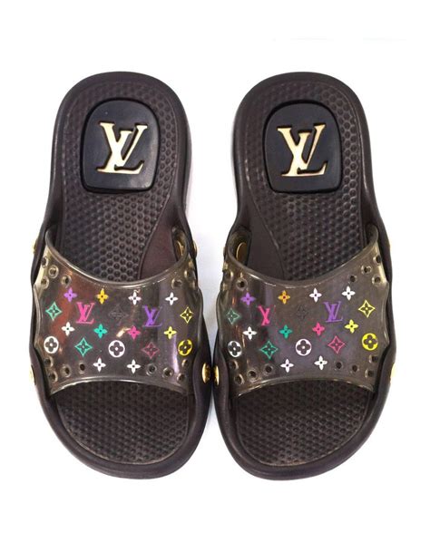 louis vuitton cushion slides|louis vuitton slides on sale.